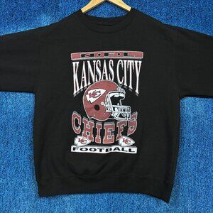 NFL AFC West Kansas City Chiefs Crewneck Sweater Size Medium